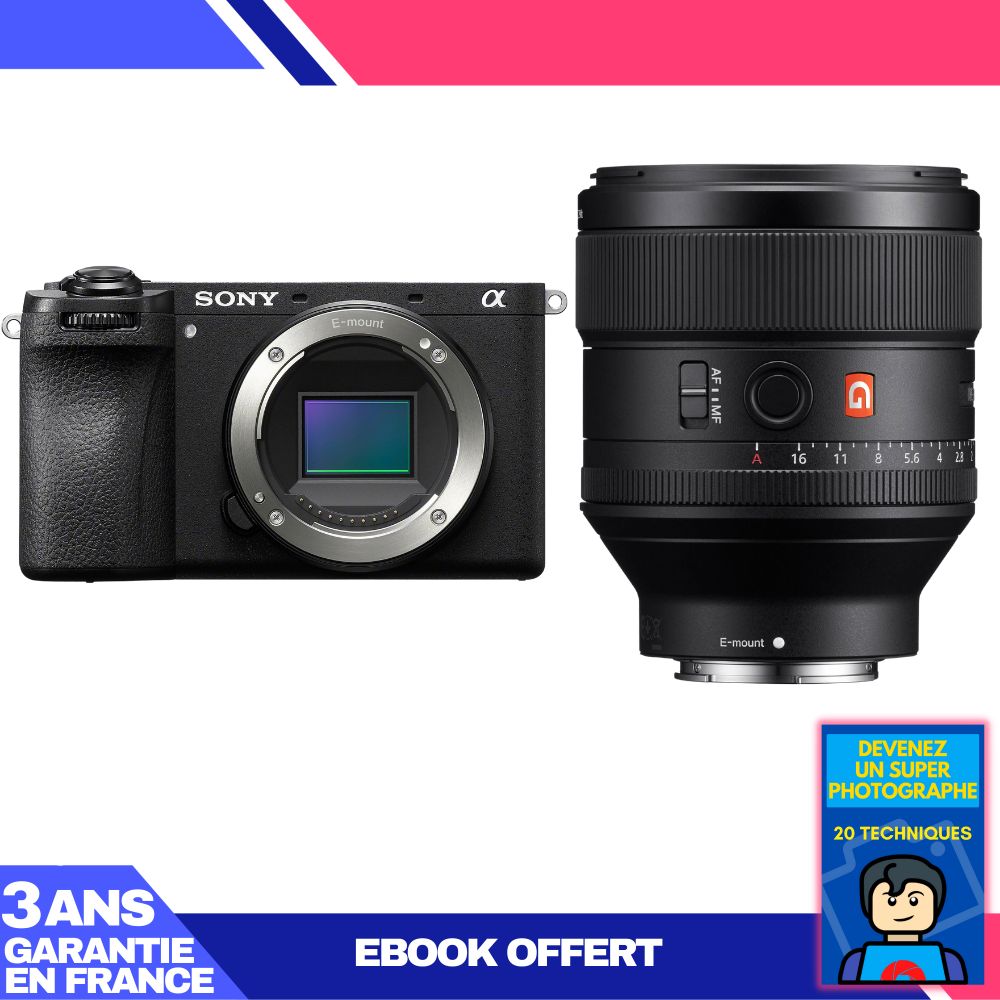 Sony A6700 + FE 85mm f/1.4 GM Lens + 'Become a Super Photographer' Ebook