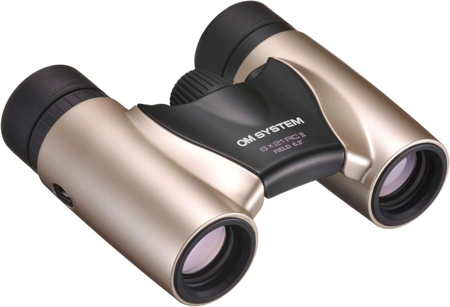 OM System Slim 8x21 RC II Binoculars (Champagne)