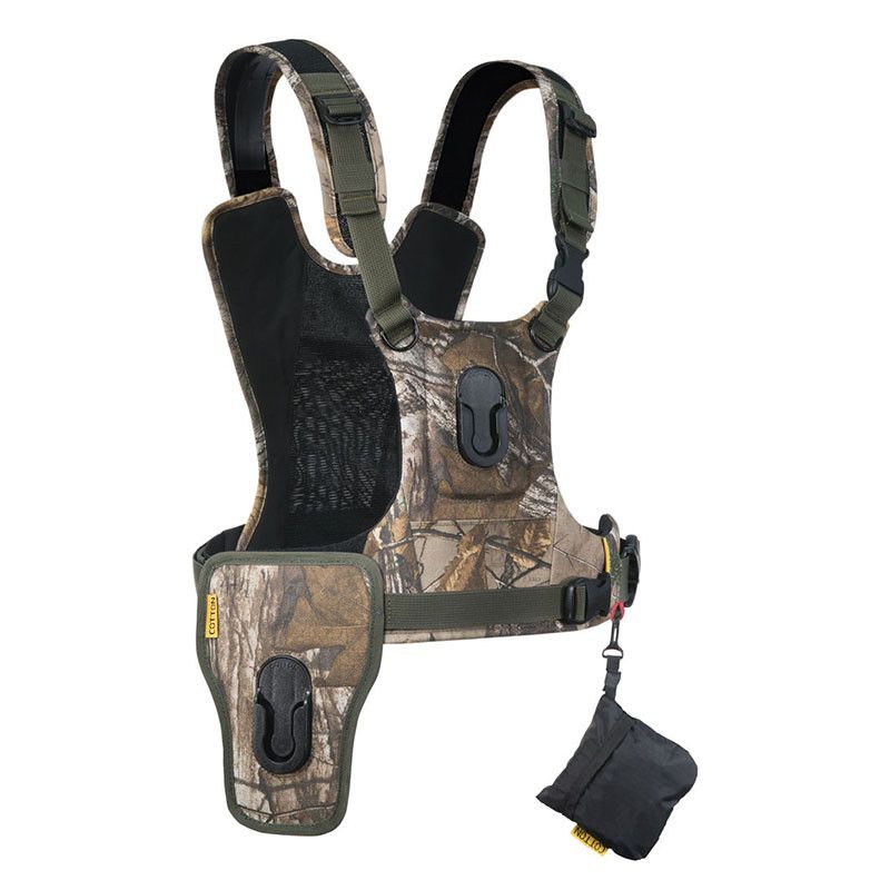Cotton Carrier 3G Double Camera Harness System - 147CAMO
