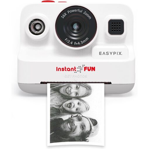 Cámera digital Easypix InstantFUN EASYPIX (16MP, HD 1080p, Pantalla de 2.7 pulgadas)