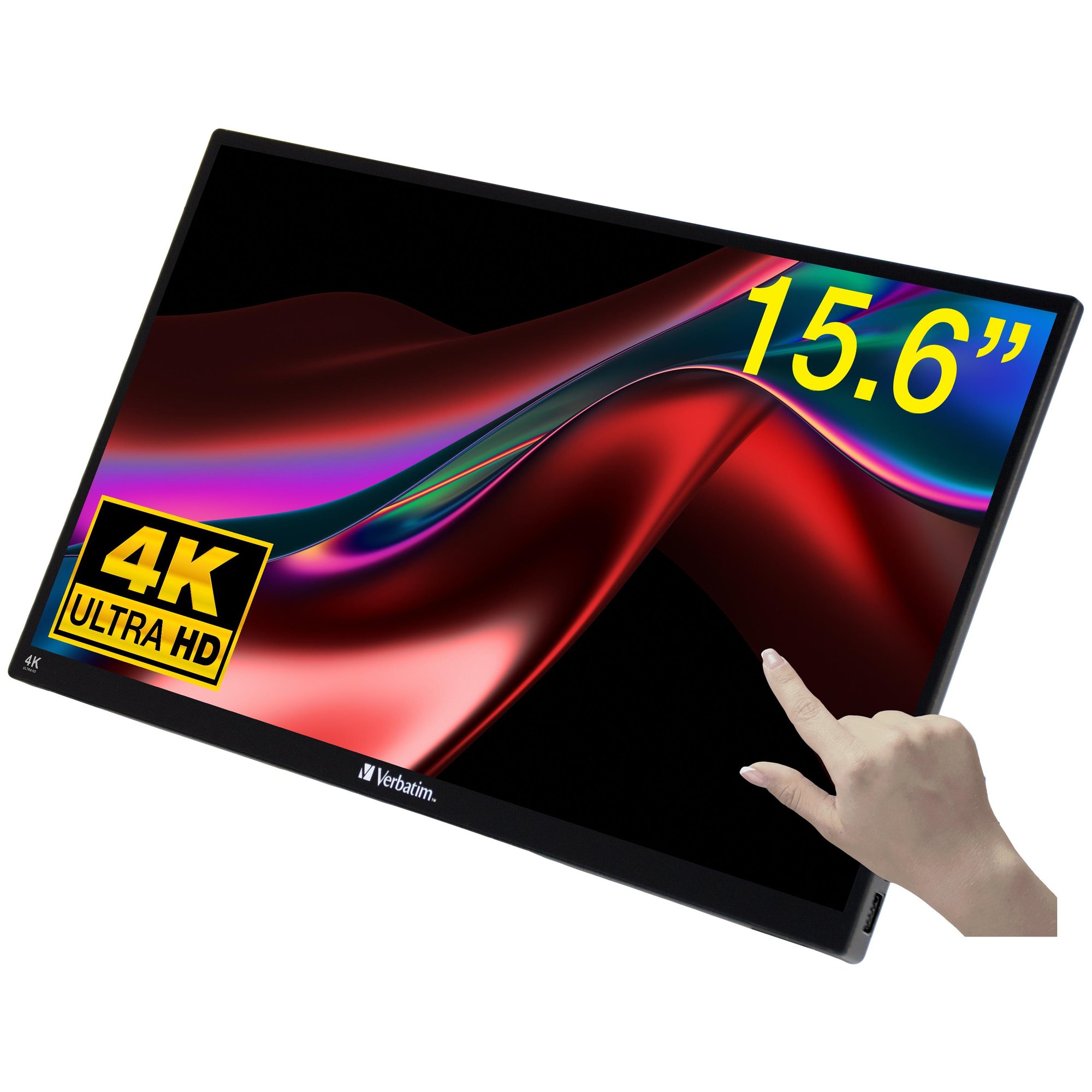 Verbatim 4K Ultra HD 15.6-inch Touchscreen Monitor