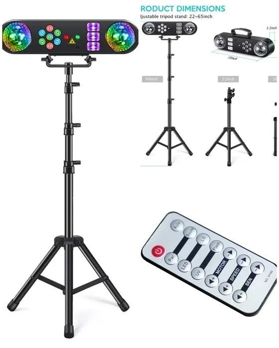 Audio Club Lumineux 5-in-1 Portal - PC51SET - RGB LEDs, Laser Red & Green