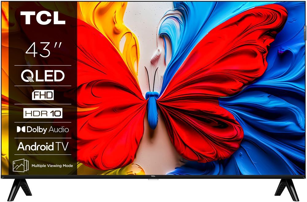 TCL 43S59K QLED TV 108 cm Full HD Brushed Aluminium