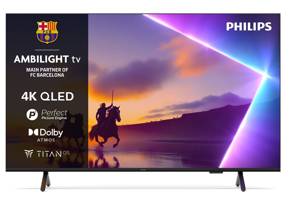 TV inteligente Philips 50PUS8500/12 de 127 cm 4K UHD QLED Ambilight 2025