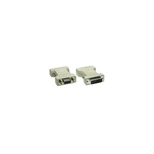 Goobay DVI-I to VGA Adapter (12+5 Pins, Dual-Link) - Black