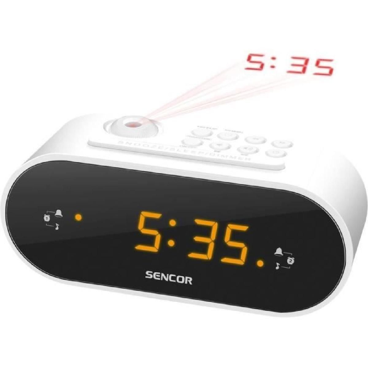 Sencor Projection Alarm Clock SRC 3100 W