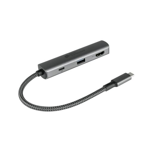 Hub Goodconnections USB-C à 3 ports avec HDMI, USB-C et USB 3.0