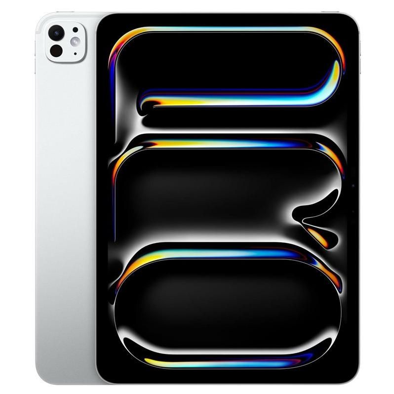 Apple iPad Pro M4 (2024) Wi-Fi + Cellular 512GB, 11-inch, Silver - with Standard Glass