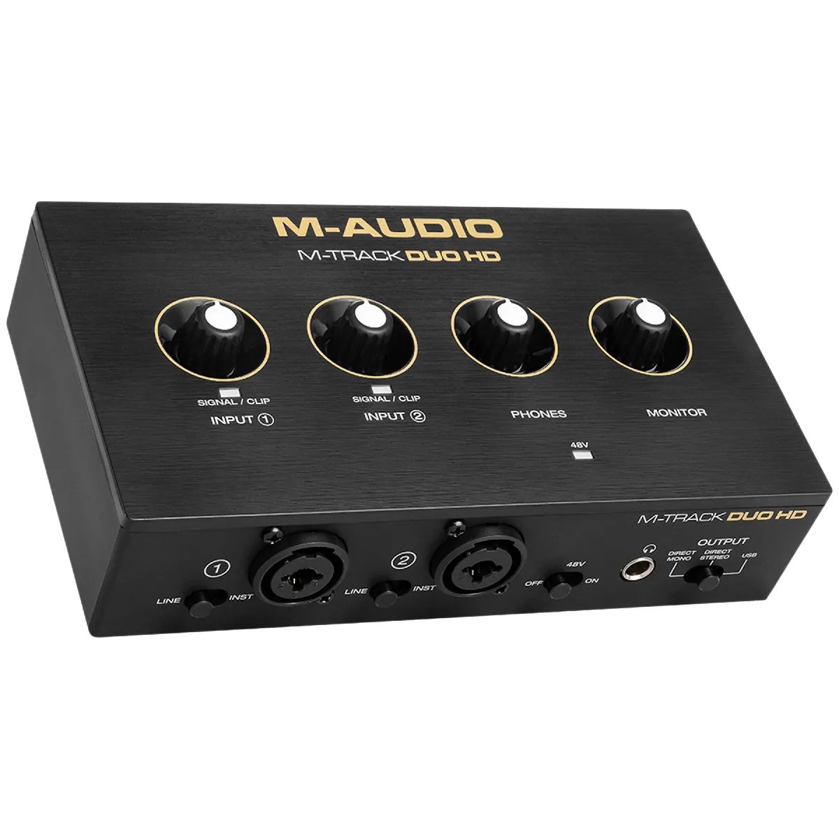 Interfaz de audio USB M-Audio M-Track Duo HD - 2 canales - 2 entradas combo XLR/jack - 2 salidas
