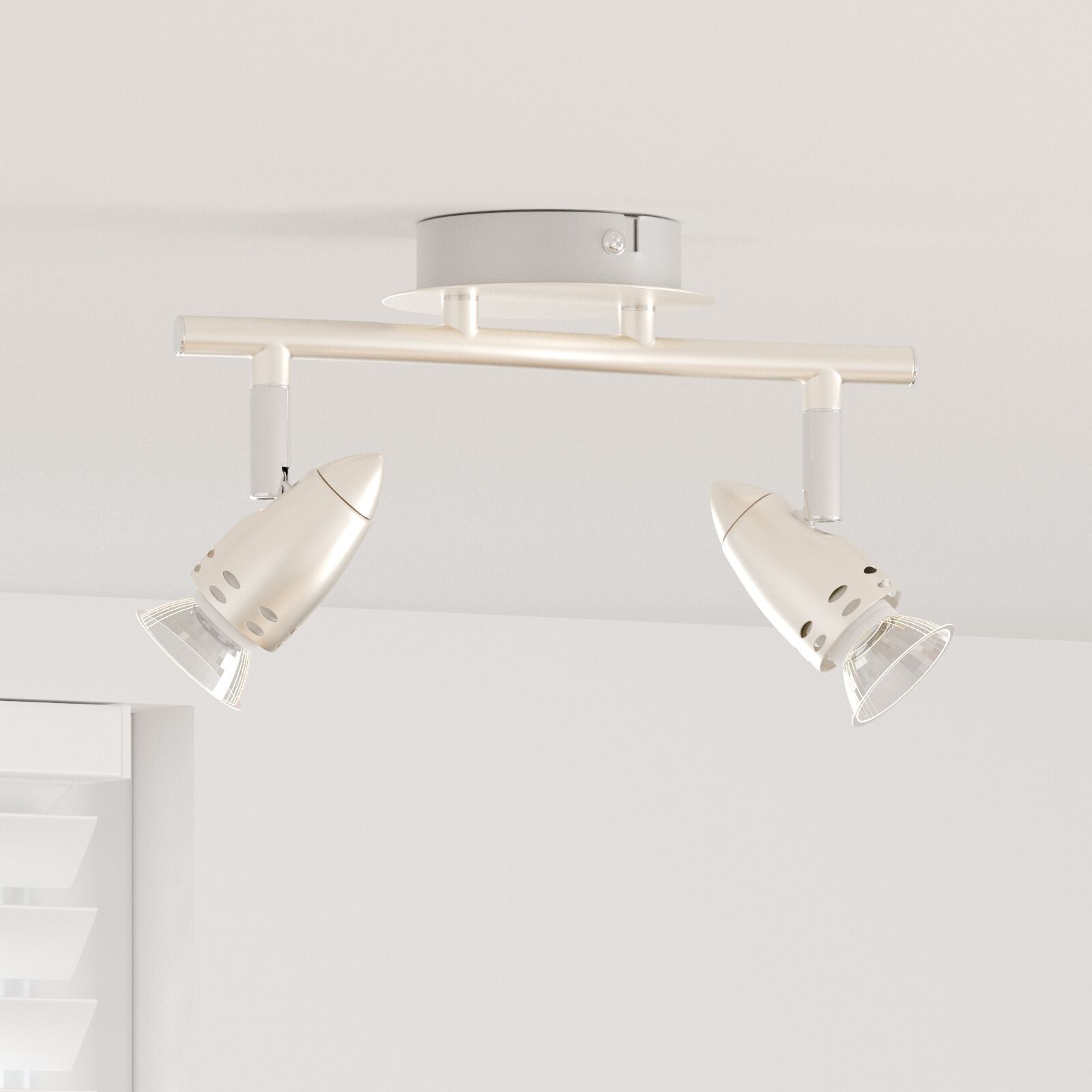 VIDAXL Ceiling Projector 2-Way Adjustable Matt Nickel GU10