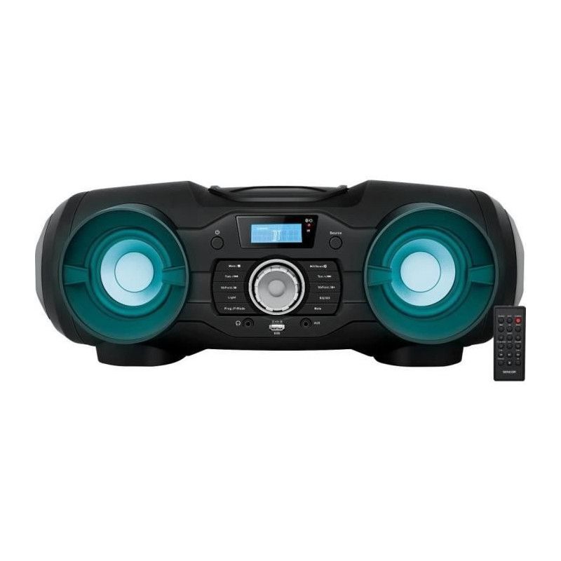 Boombox Sencor SPT 5800 avec lecteur CD, Bluetooth, MP3, USB, AUX et radio FM