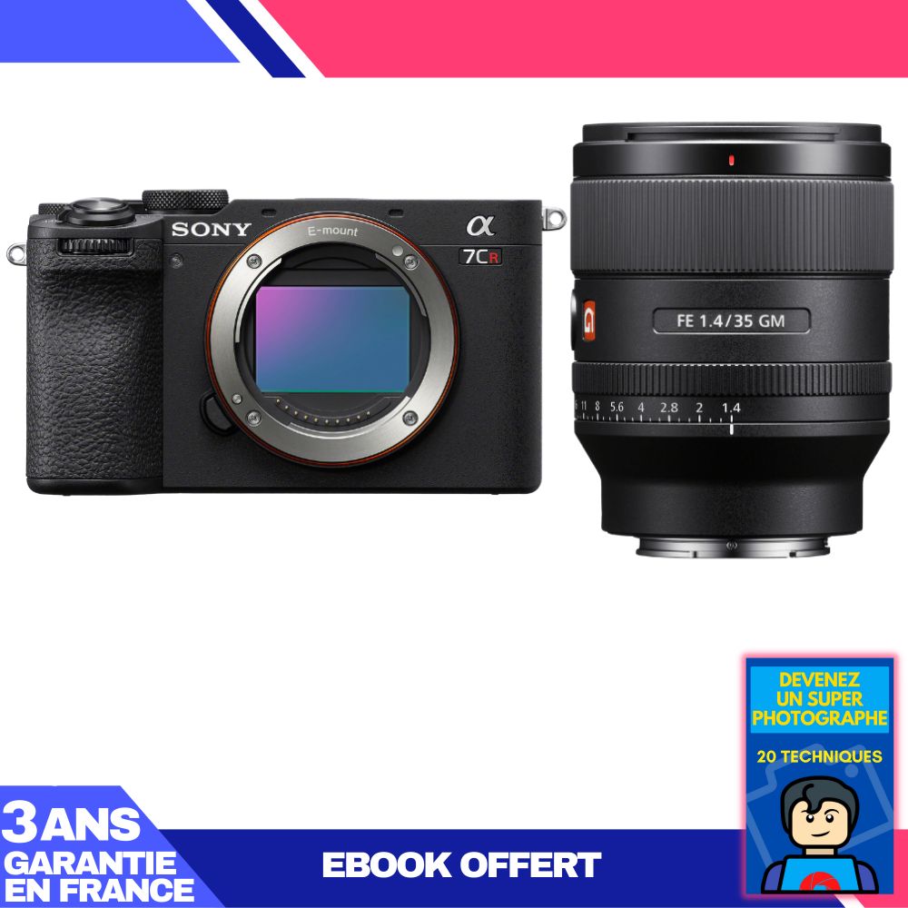 Sony A7CR Black + FE 35mm f/1.4 GM Lens + 'Become a Master Photographer' Ebook