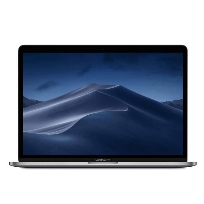 MacBook Pro Apple (13 pouces, avec Touch Bar : processeur Intel Core i5 quadricœur de 8e génération à 2,3 GHz, 512 Go) - Gris Spatial