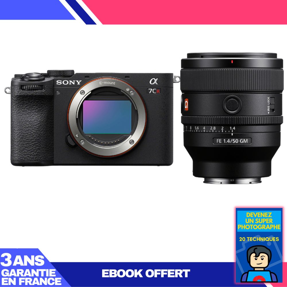 Sony A7CR Black Body + FE 50mm f/1.4 GM Lens + Ebook 'Become a Super Photographer'