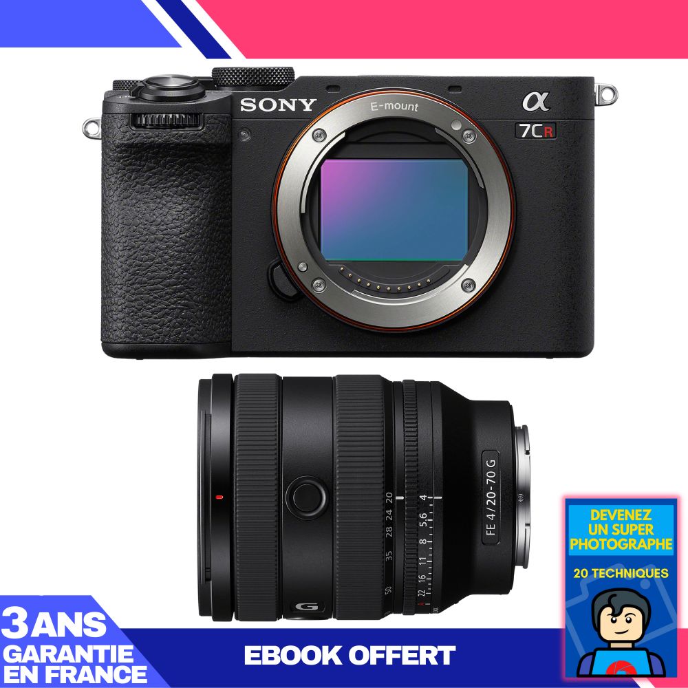 Sony A7CR Black Body + FE 20-70mm f/4 G Lens + 'Become a Super Photographer' Ebook