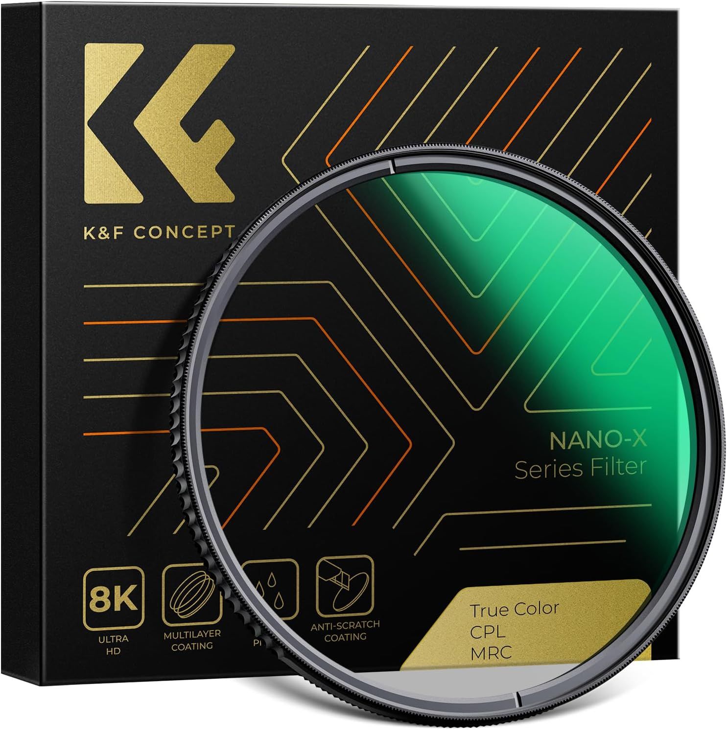 77mm Polarizing CPL True Color HD Nano-Coated 28-Layer Waterproof Filter - Removes Reflections for Camera Lenses