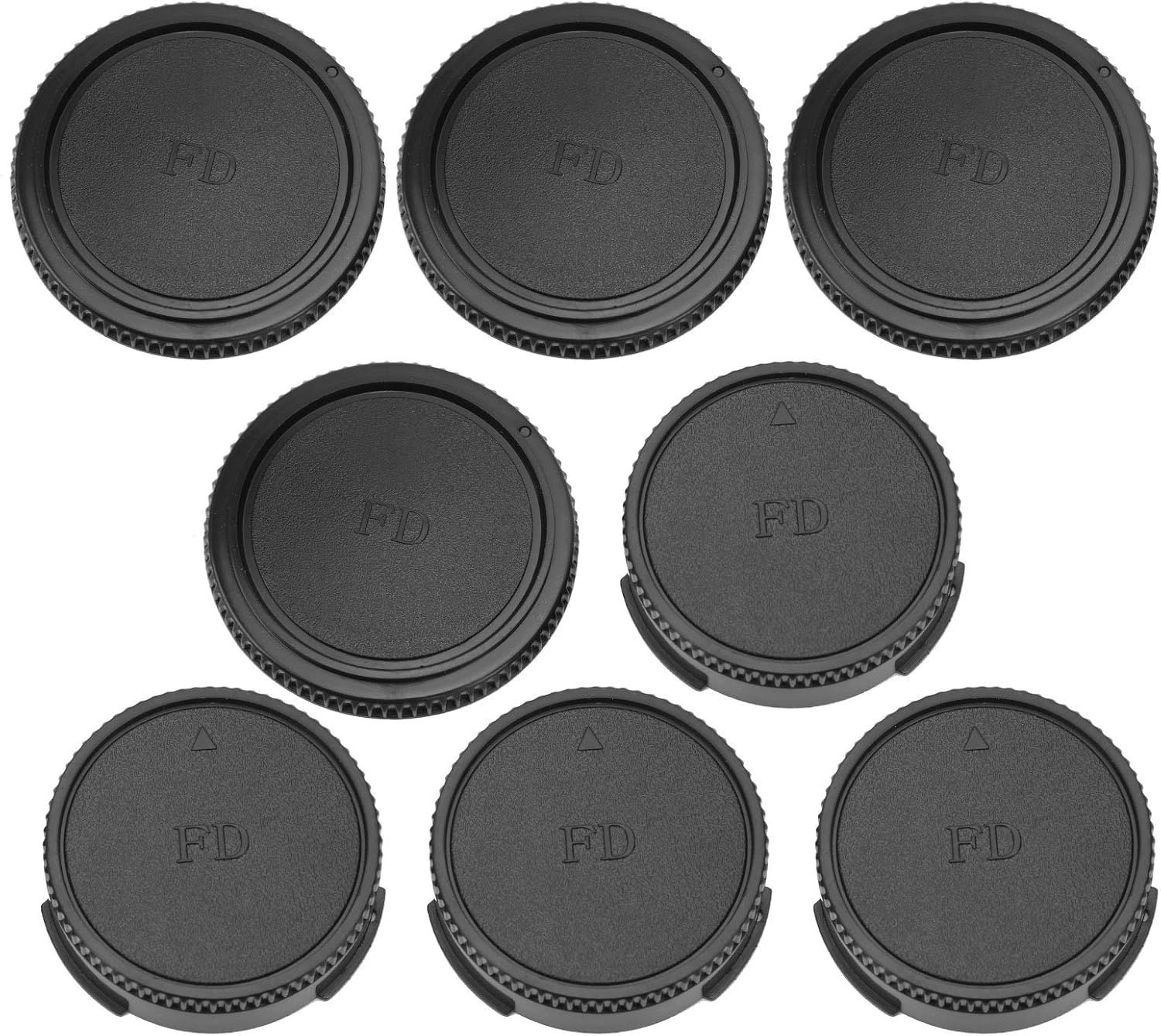 Camera Lens Caps and Back Cap, Photo Front Cap + Set of Rear Lens Caps, Objective Protection Caps