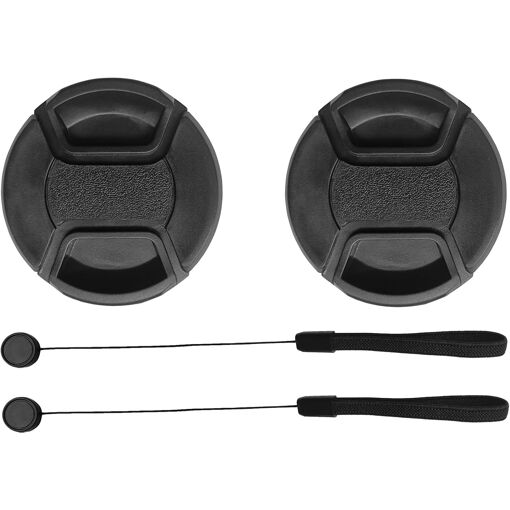 Lot de 2 cache-objectifs pour Nikon Nikkor Z 50 mm f/1.8S et 35 mm f/1.8 S