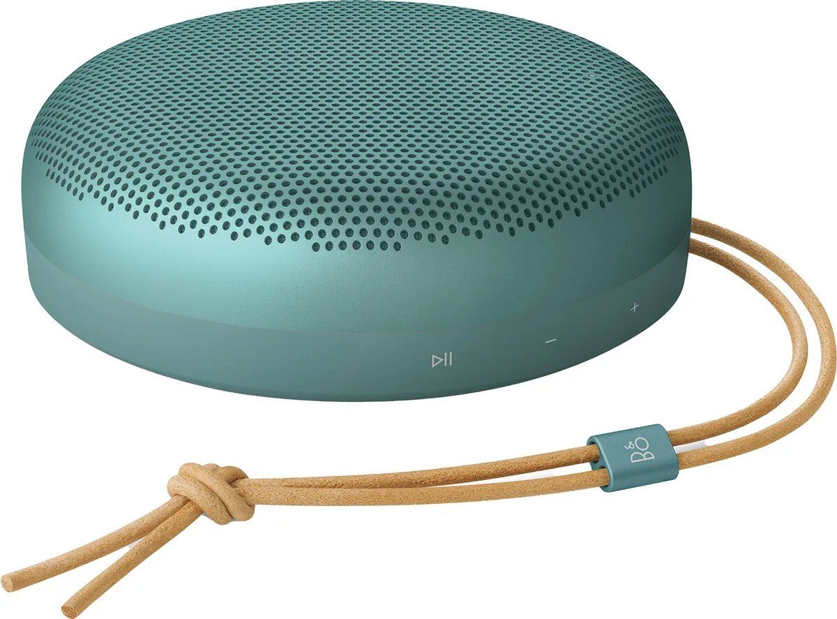 Bang & Olufsen BeoSound A1 - 3rd Gen Portable Speaker - Wireless - Bluetooth 5.1 - App Controlled - 60W - 2-Way - Eucalyptus Green