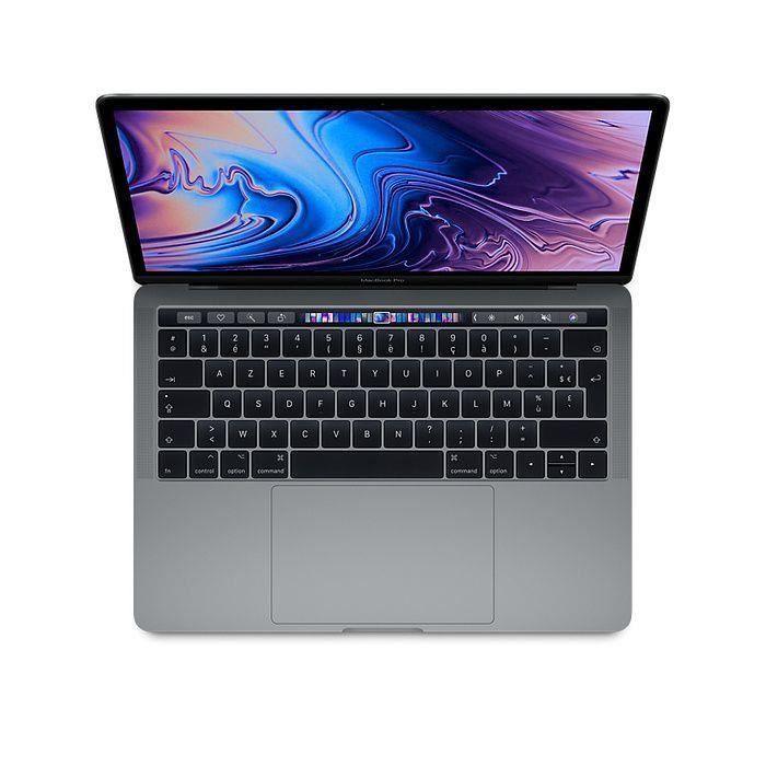 MacBook Pro Apple Touch Bar 13 pouces, 2017 i5 - 3,1 GHz - 16 Go RAM - 256 Go SSD - Gris Spatial - Réfurbiqué - État exceptionnel