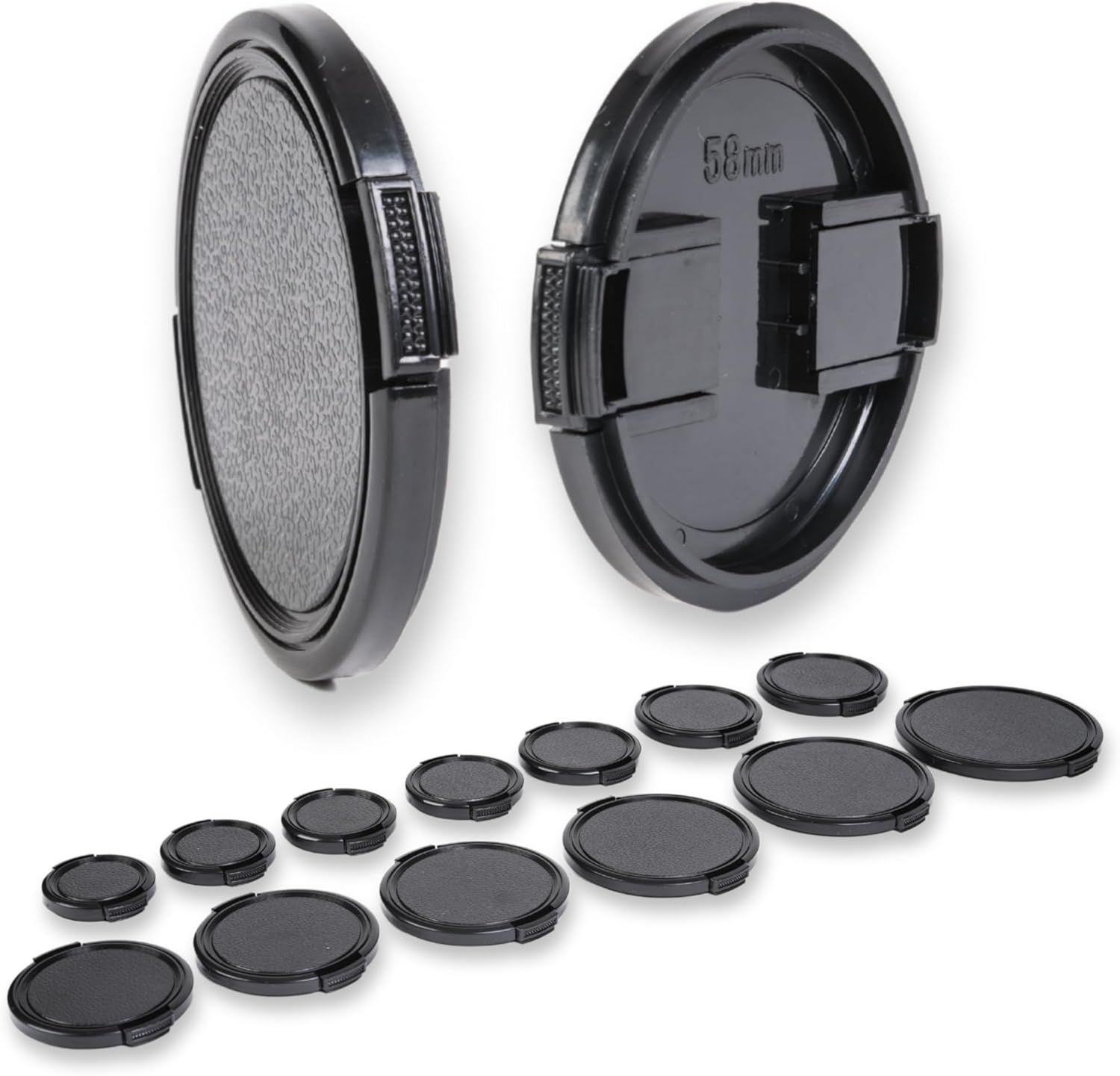 Retro Lens Cap with Clip-On Closure for Digital & Analog Cameras
