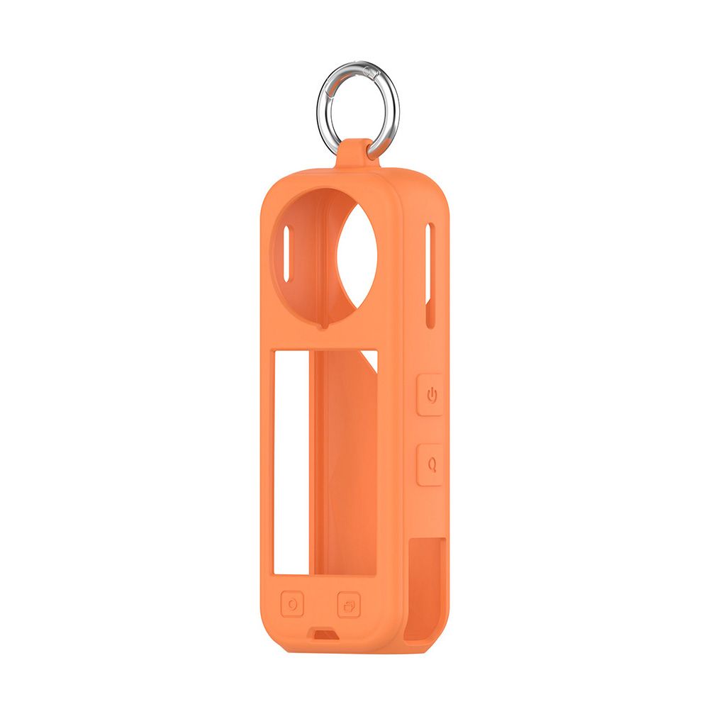 Caja de silicona Lichifit para Insta360 X5 - Naranja
