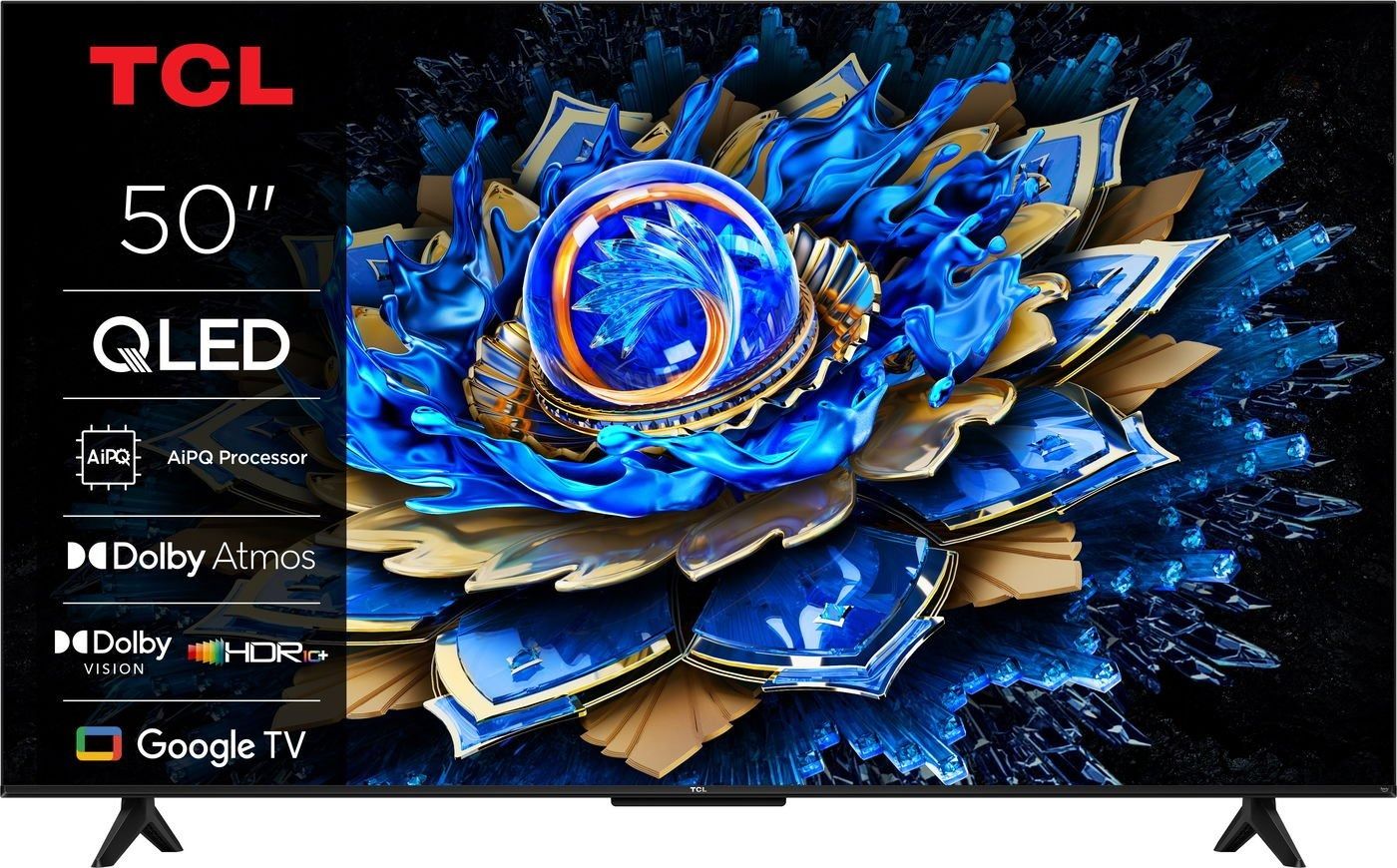 TCL 50T69C 50" QLED Smart TV, 4K HDR, Google TV