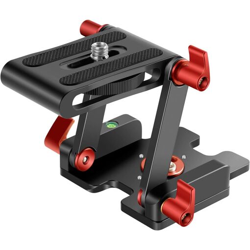 Neewer Z-Flex Tilt Head Tripod with Quick Release Plate and Bubble Level