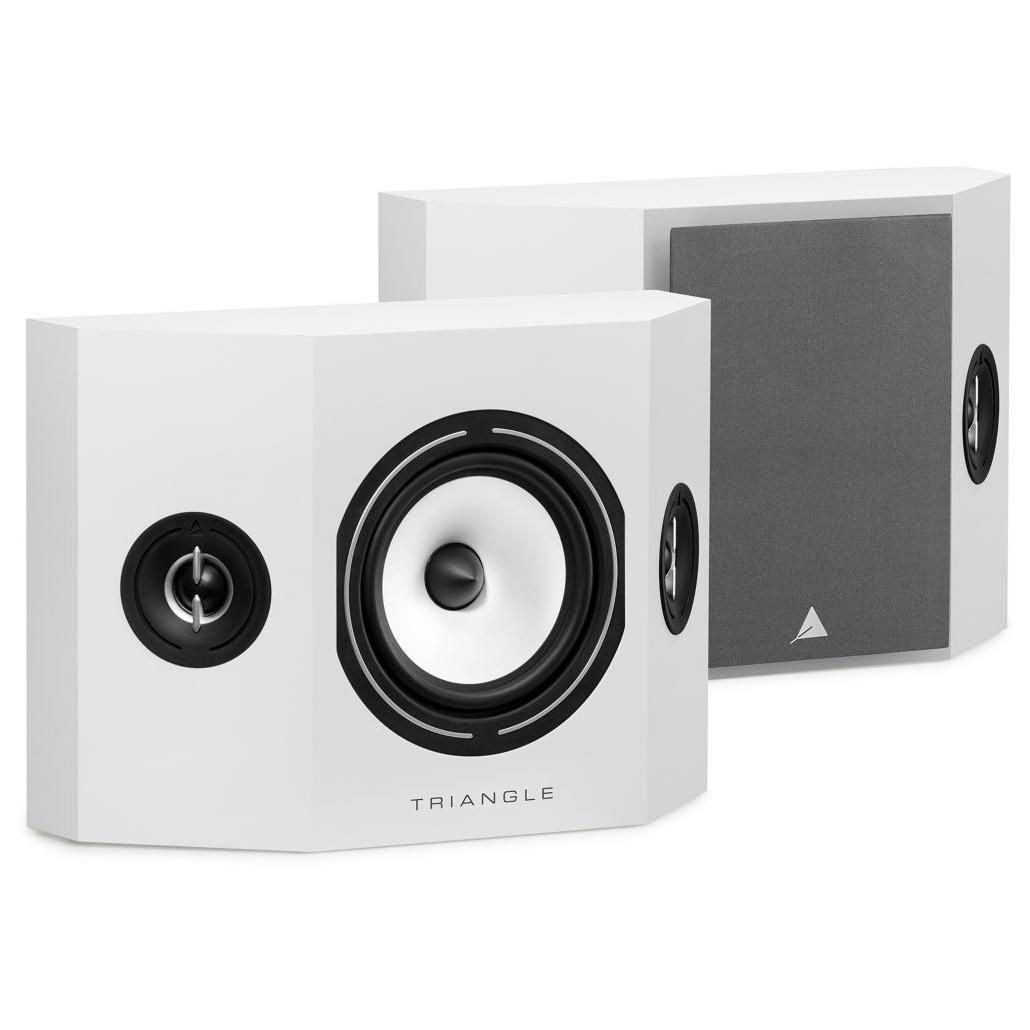 Triangle BRS1 Surround Speakers (White) - 2-Way, 60W