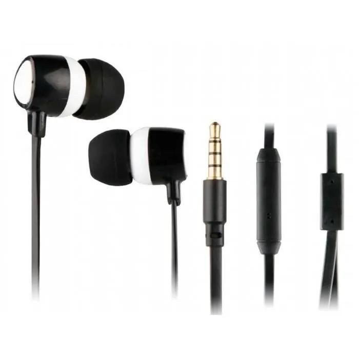 MyWay MWHPH0019 - Stereo Headset with Microphone - White and Black