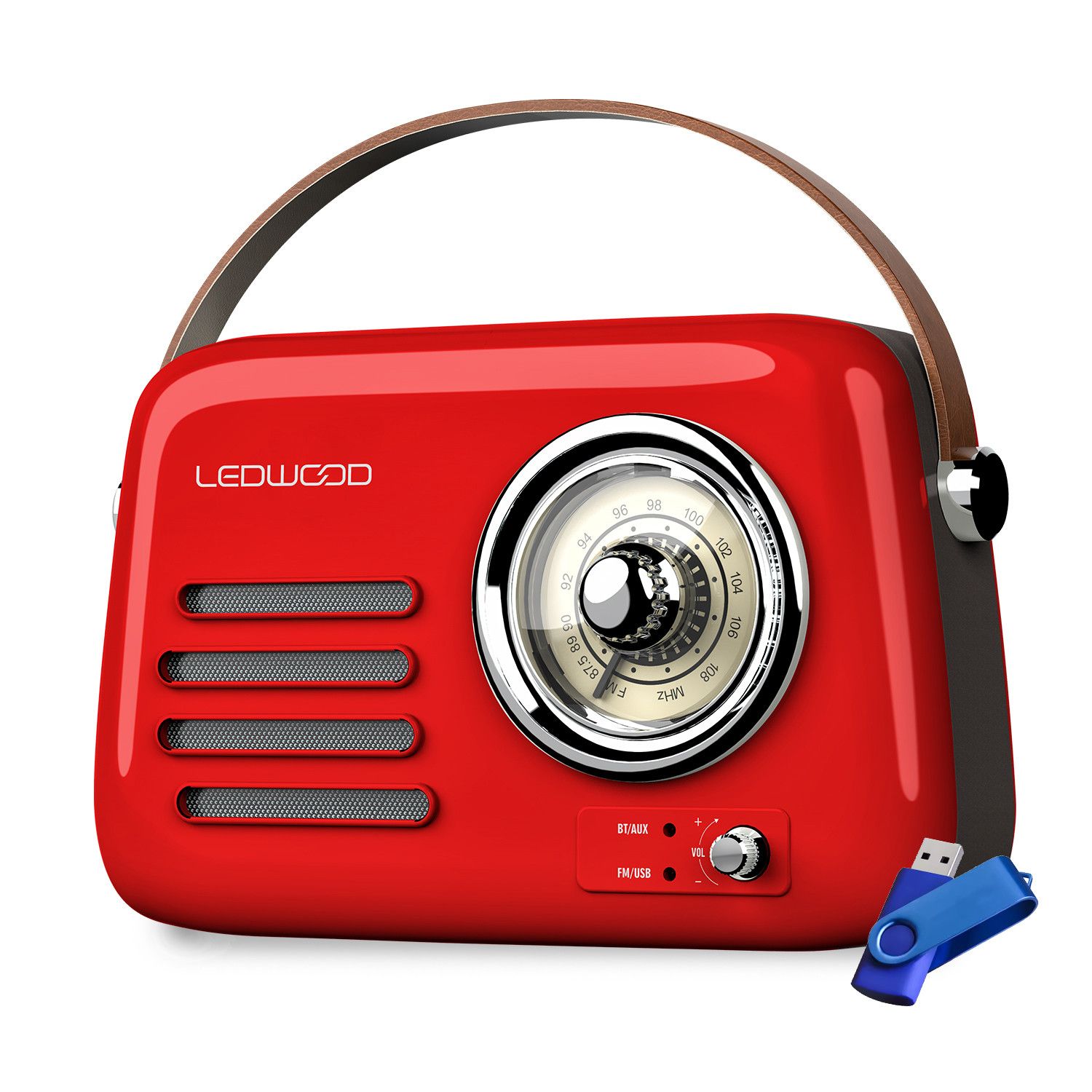 Ledwood ALMA Retro Portable Radio