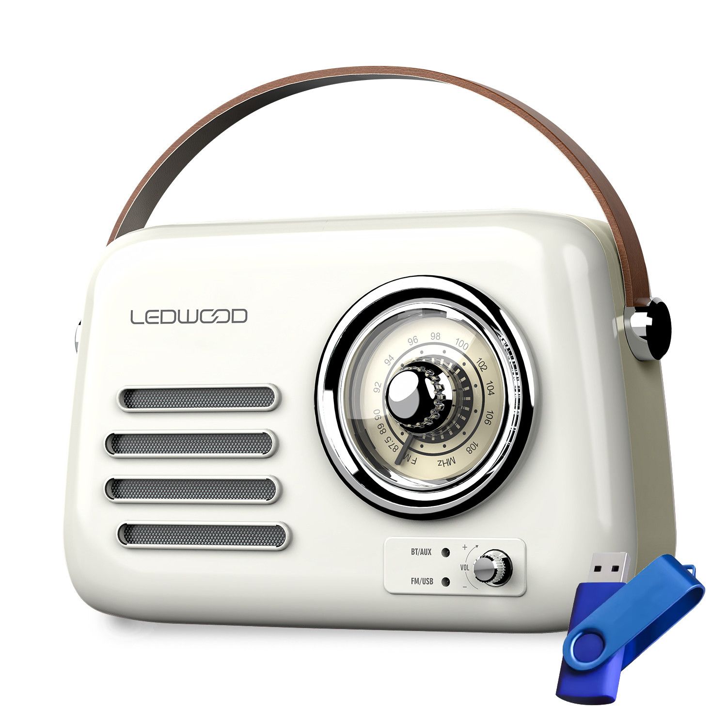 Ledwood ALMA Retro Portable Radio