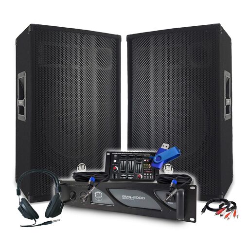 BM SONIC 2000W DJ Sound Pack