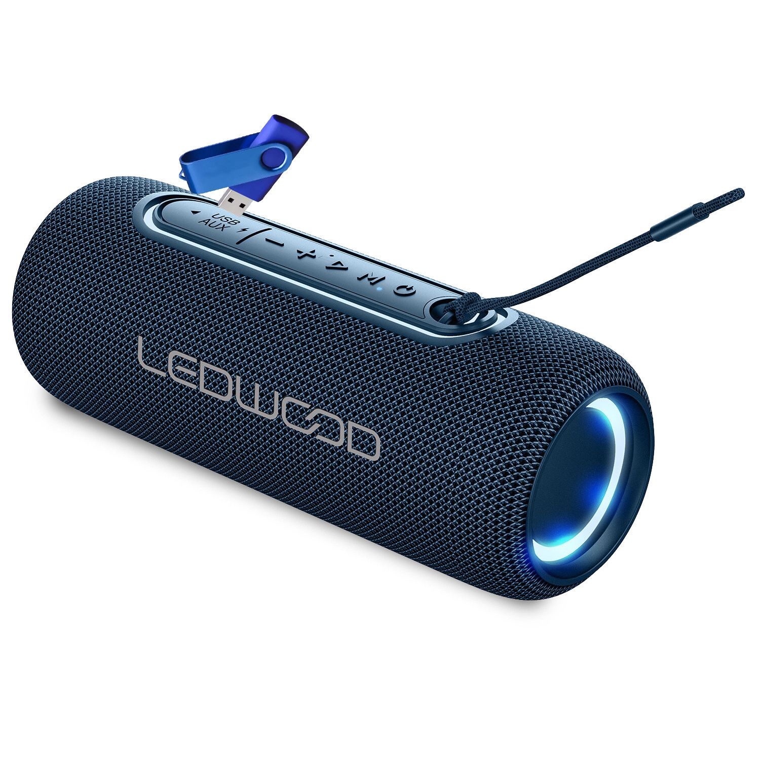Ledwood XTREM140 Bluetooth Speaker, 100W / 10W RMS, IPX5 Waterproof, 6+ Hour Battery Life, 32G Key