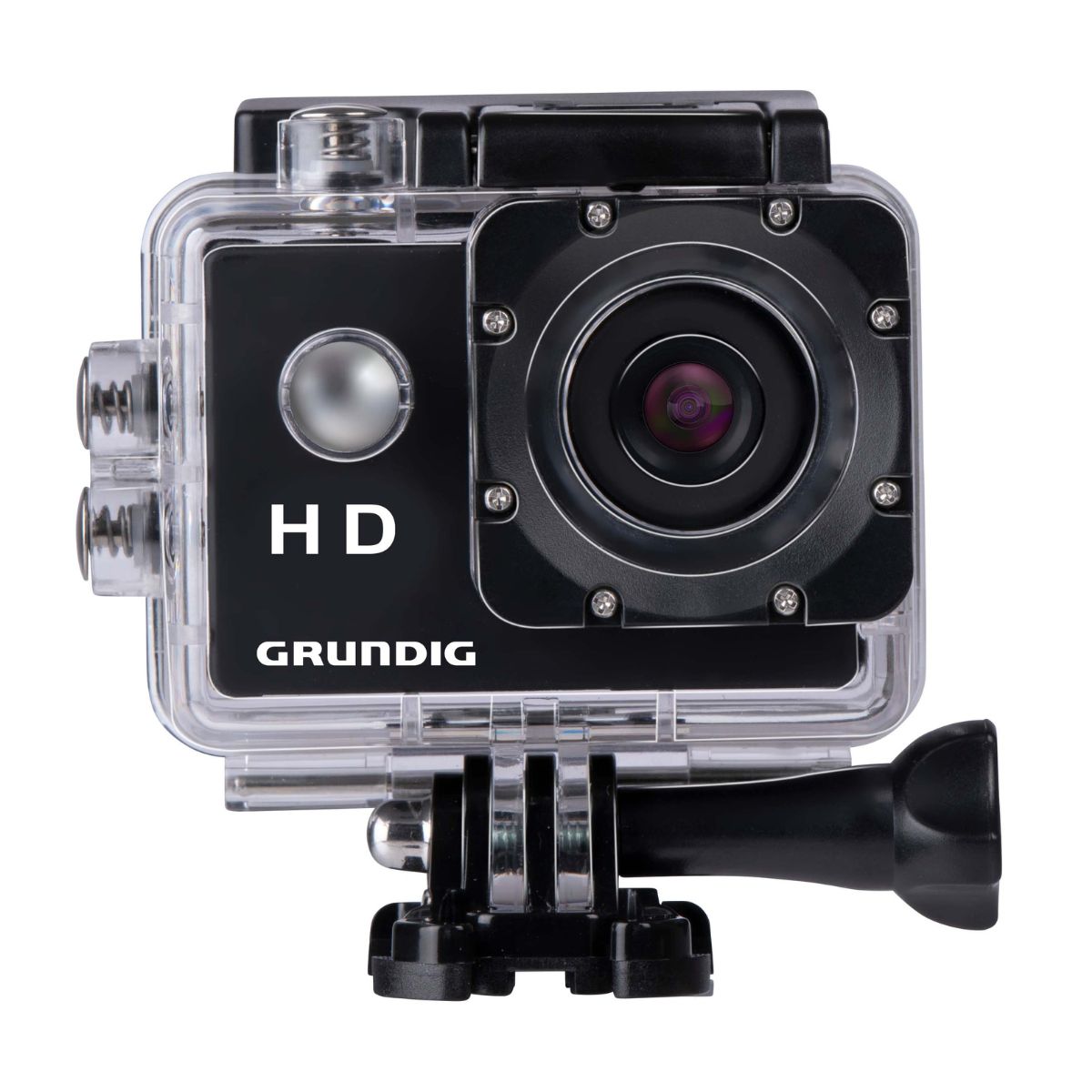 Cámaras de acción Grundig HD720P resistente al agua hasta 30M con pantalla LCD de 2'' y accesorios incluidos