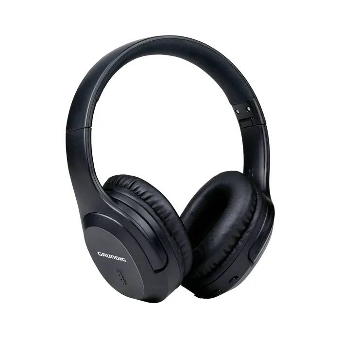 Grundig Bluetooth Wireless Headphones - Noise Cancelling Earbuds with 40-Hour Battery Life - Wireless Headset with Microphone - Includes 3.5mm Audio Jack Cable and USB-C Charging Cable