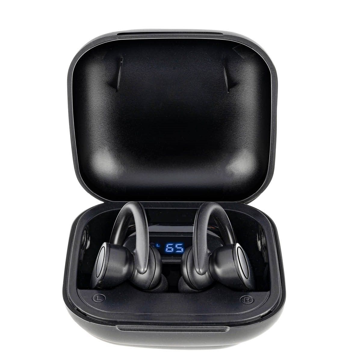 Auriculares deportivos inalámbricos Grundig - Vida útil de la batería de 30 horas - Carga rápida USB-C - Comodidad óptima