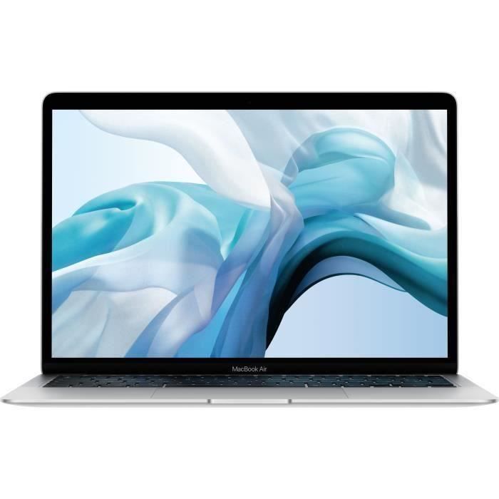 MacBook Air Apple 13 pouces (2019) i5 - 1,6 GHz - 8 Go RAM - 256 Go SSD - Argent - Réfurbiché - État exceptionnel