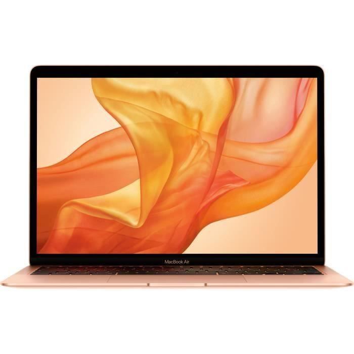 MacBook Air Apple 13 pouces (2020) i3 - 1,1 GHz - 8 Go de RAM - 256 Go SSD - Or - Réfurbiqué - État exceptionnel