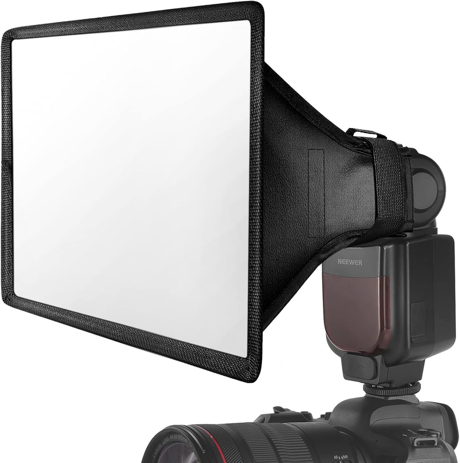 Difusor de luz para flash Neewer, 28 cm x 20 cm, universal, caja suave plegable con funda de almacenamiento