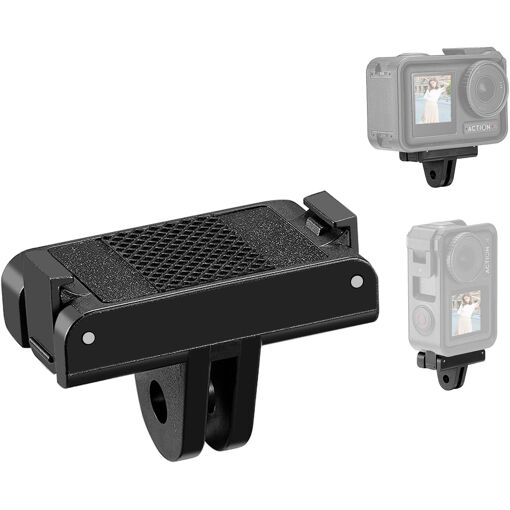 Quick Release Base for DJI Osmo Action 4/3, Magnetic Adapter Base Compatible with Tripods, Photo Accessories