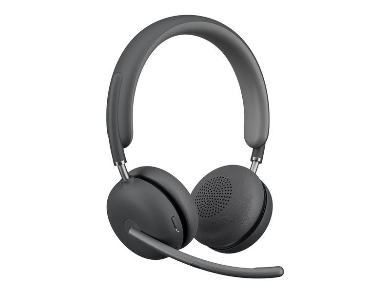 Logitech 2 Bluetooth Over-Ear Headset with Active Noise Cancellation - Graphite, Microsoft Teams Certified