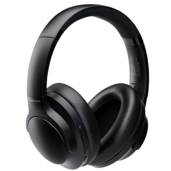 Panasonic RB-HX330B Wired & Wireless Headphones with Arc Design for Calls & Music - USB Type-C Bluetooth - Black