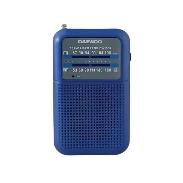 Daewoo Portable Radio DW1008 - Blue