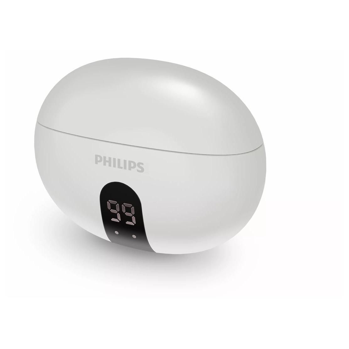 Philips TAT2520WT Wireless Earbuds with Microphone - White