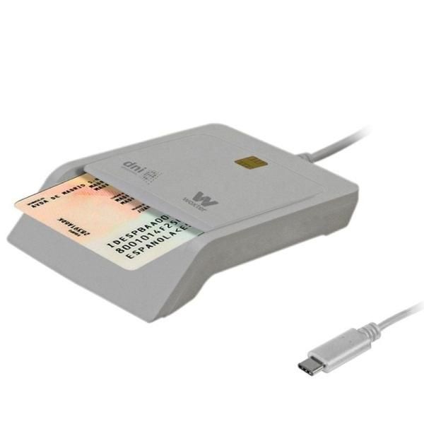 Woxter PE26-198 DNI and Card Reader - White - USB 2.0