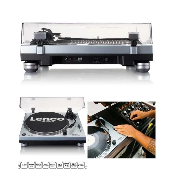 Lenco L-3809 Direct Drive Vinyl Turntable