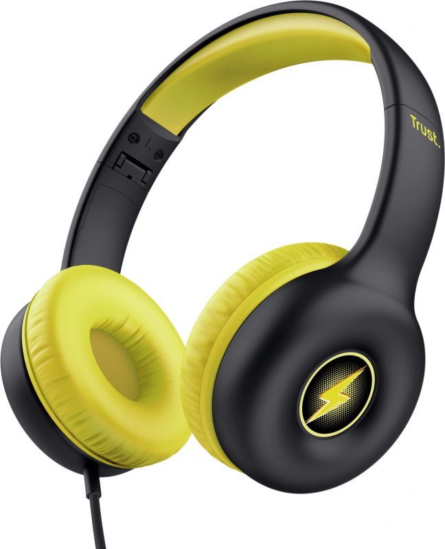 Auriculares con cable de confianza Nouna para niños con límite de volumen (85 dB), negro