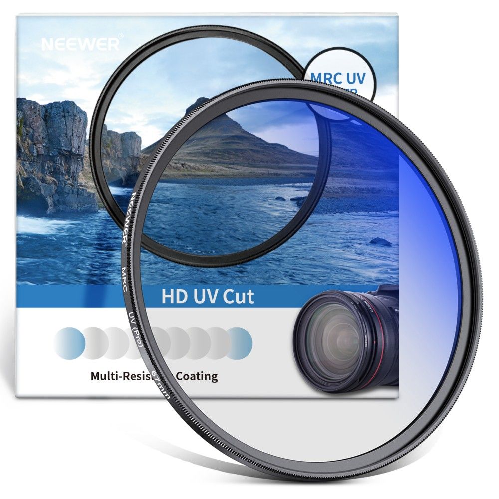 Filtro de protección UV Neewer de 67 mm con revestimiento nano multirresistente