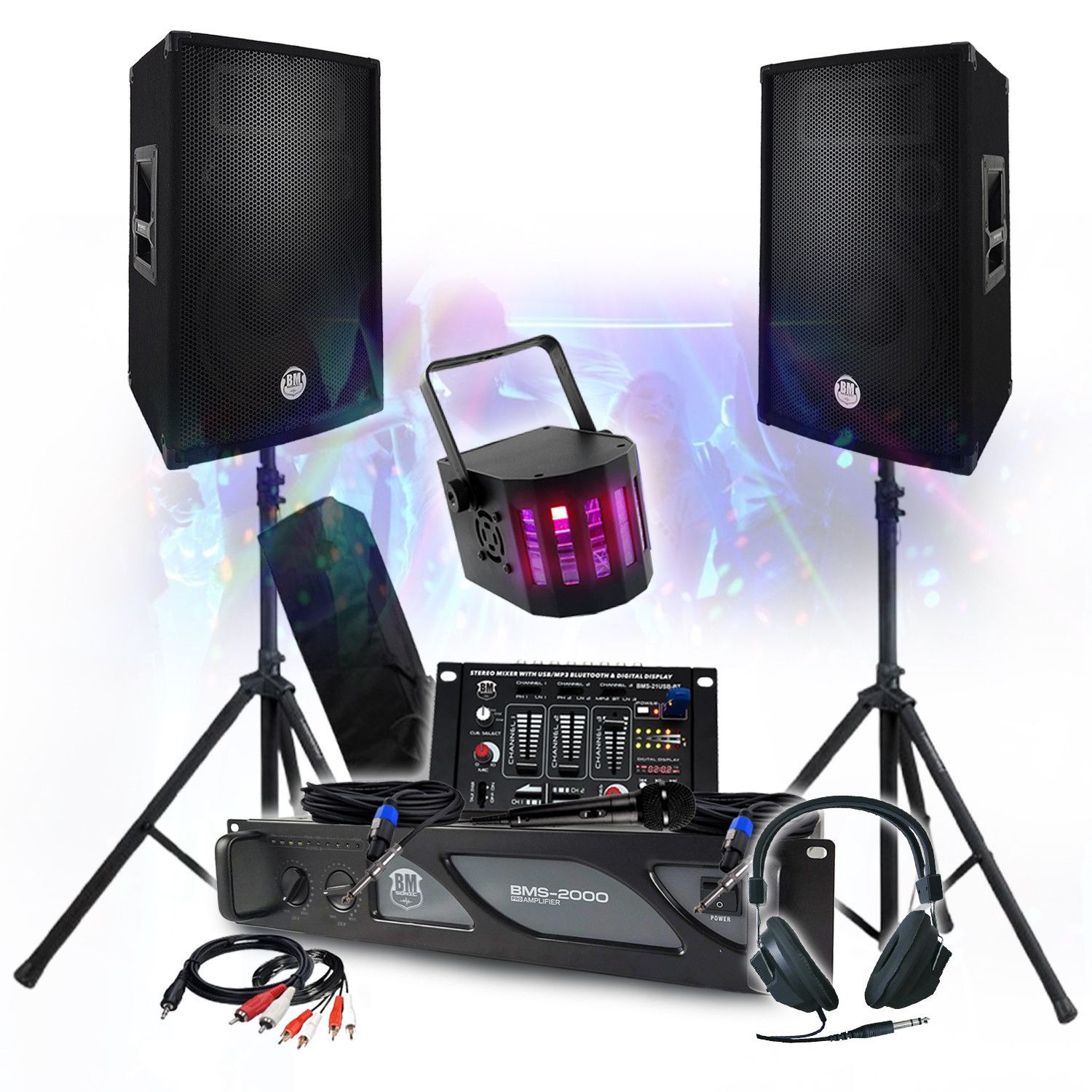 Kit amplificador BM SONIC 3400W